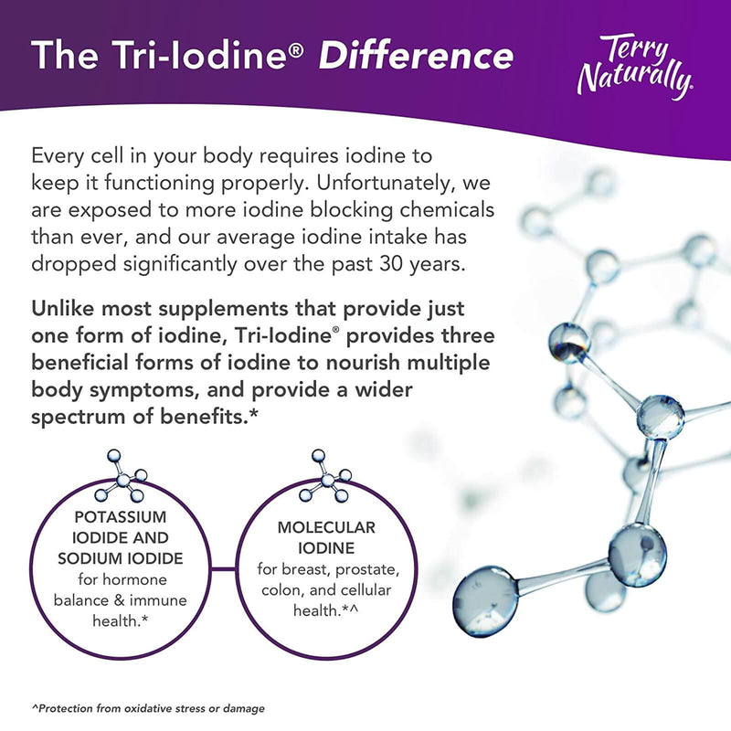 Terry Naturally Tri-Iodine 25 mg, 60 캡슐