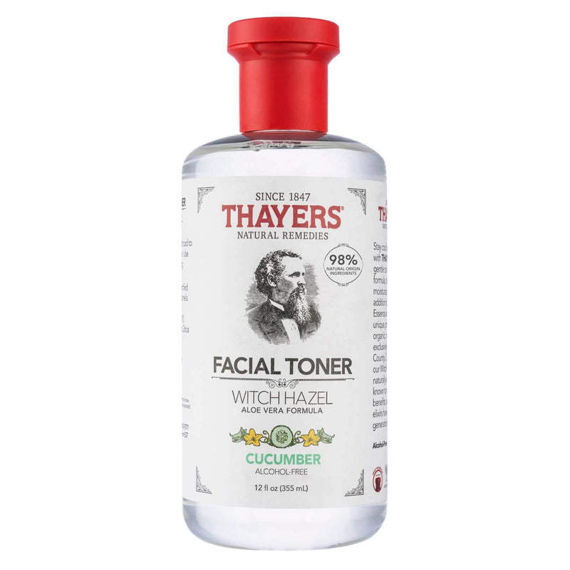 Thayers 天然疗法女巫榛树芦荟配方奶粉12 fl oz cucumber