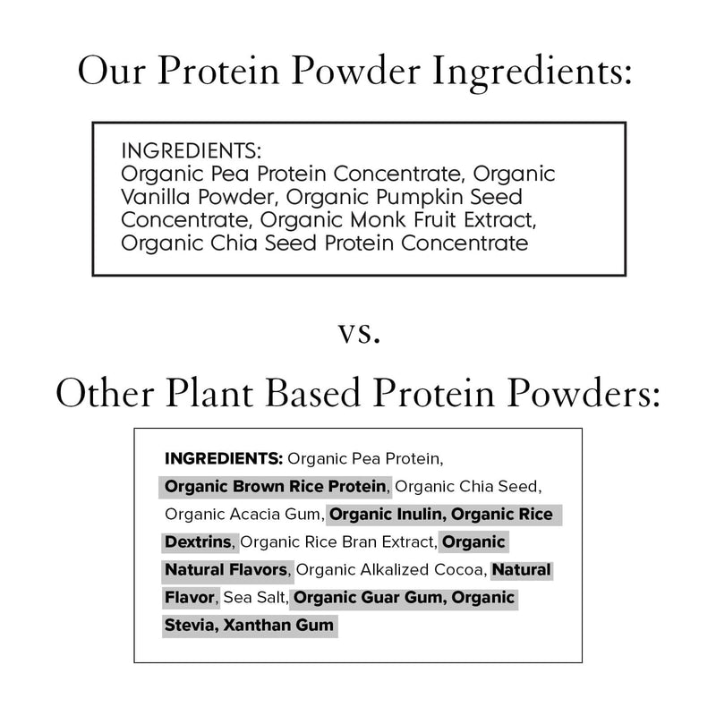 Truvani Organic Vegan Protein Powder Vanilla - 20g of Plant Based Protein 10 Servings - 10.47 oz - DailyVita