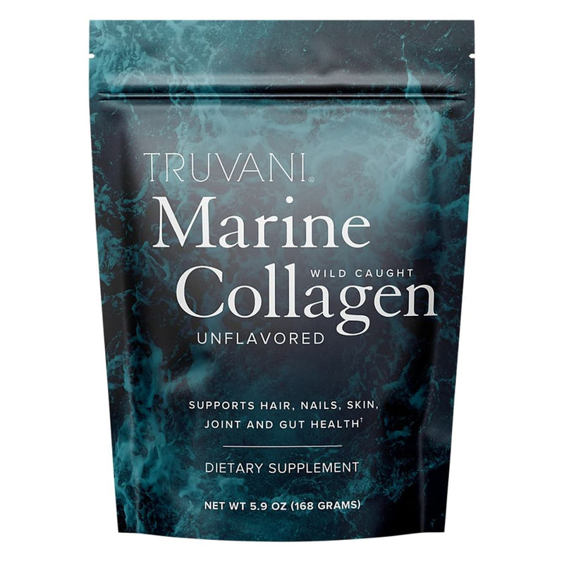 Truvani Wild Caught Marine Collagen Powder Unflavored 14 Servings - 5.9 oz - DailyVita