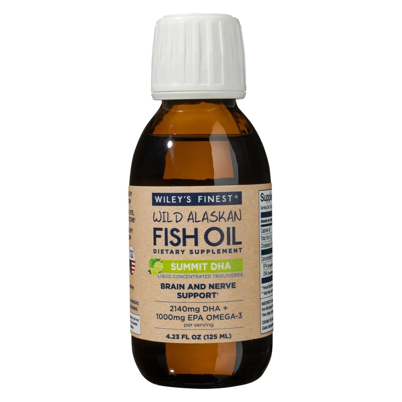 Wiley's Finest, Wild Alaskan Fish Oil, Summit DHA, 4.23 fl oz (125 ml) - DailyVita