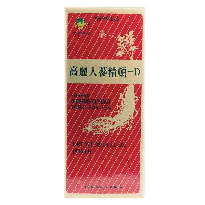 Tônico de extrato de ginseng coreano para chá com raiz 28,08 oz (800ml)