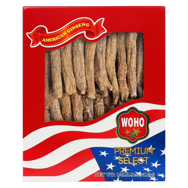 WOHO American Ginseng #104.4 Long Small #1 4oz Box