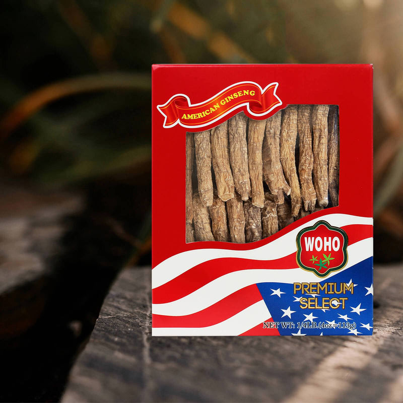 WOHO American Ginseng #104.4 Long Small #1 4oz Box