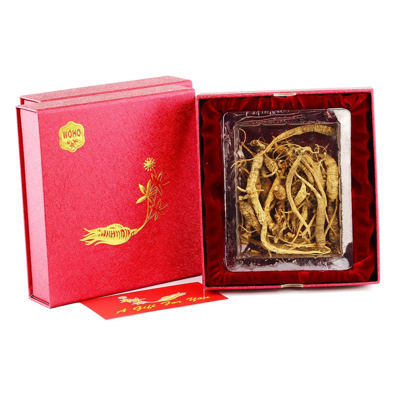 WOHO Premium Selected Aged Wild American Ginseng Premium Gift Pack 2 oz