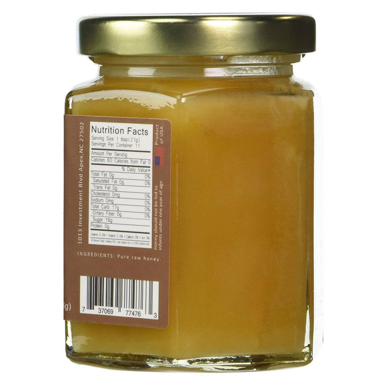 WOHO 100% Pure Creamed Raw Honey Original 8oz (226g)