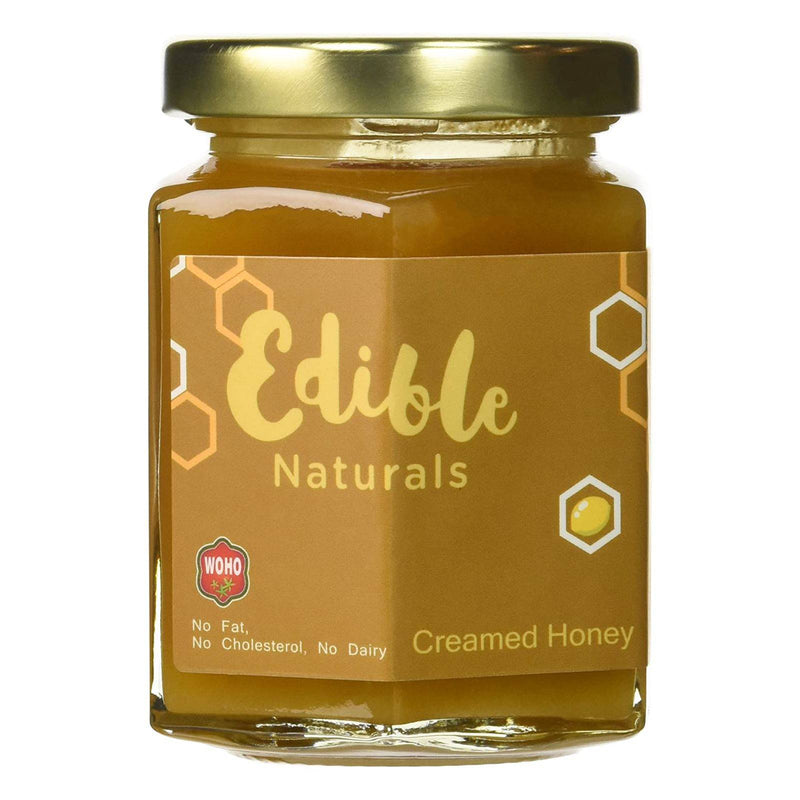 WOHO 100% Pure Creamed Raw Honey with Lemon 8oz (226g)