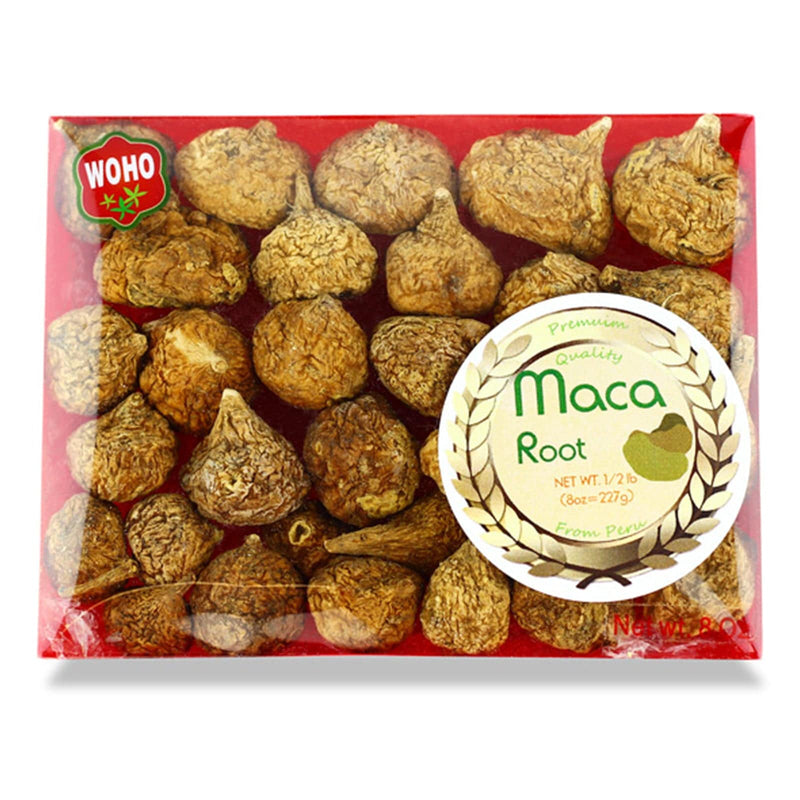 Raiz de maca crua seca WOHO (ginseng peruano) grande 8 oz