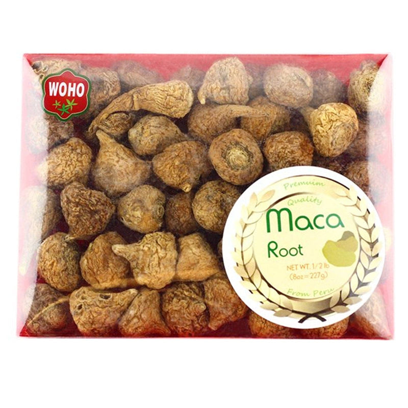 Raiz de maca crua seca WOHO (ginseng peruano) média 8 oz