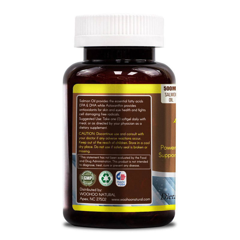 Woohoo Natural Astaxanthin 500 mg 120 Capsules