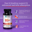 ZHOU Bloat Blast+ Digestive Enzymes with Probiotics, Bloating Relief 30 Vegan Capsules - DailyVita