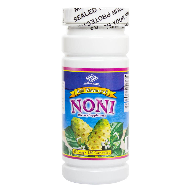 NuHealth Noni 400 mg 180 Capsules - DailyVita
