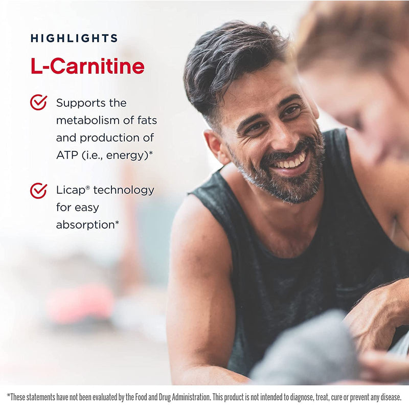 Jarrow Formulas L-Carnitine 500 500 mg 100 Veggie Licaps - DailyVita