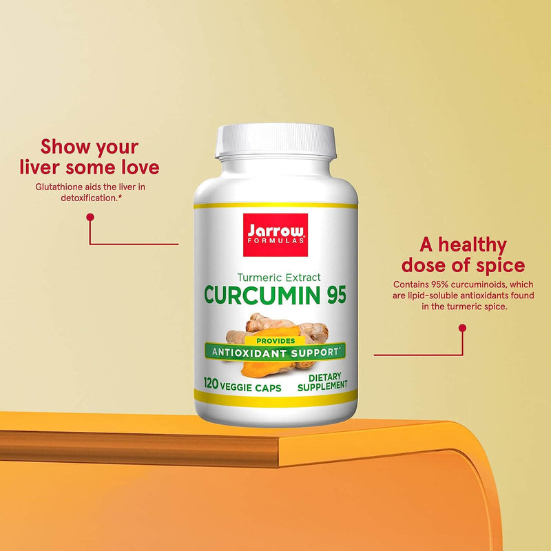 Jarrow Formulas Curcumin 95 500 mg 60 Veggie Caps - DailyVita