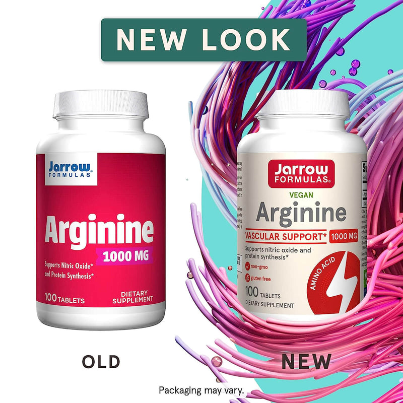 Jarrow Formulas Arginine 1000 mg 100 Tablets - DailyVita