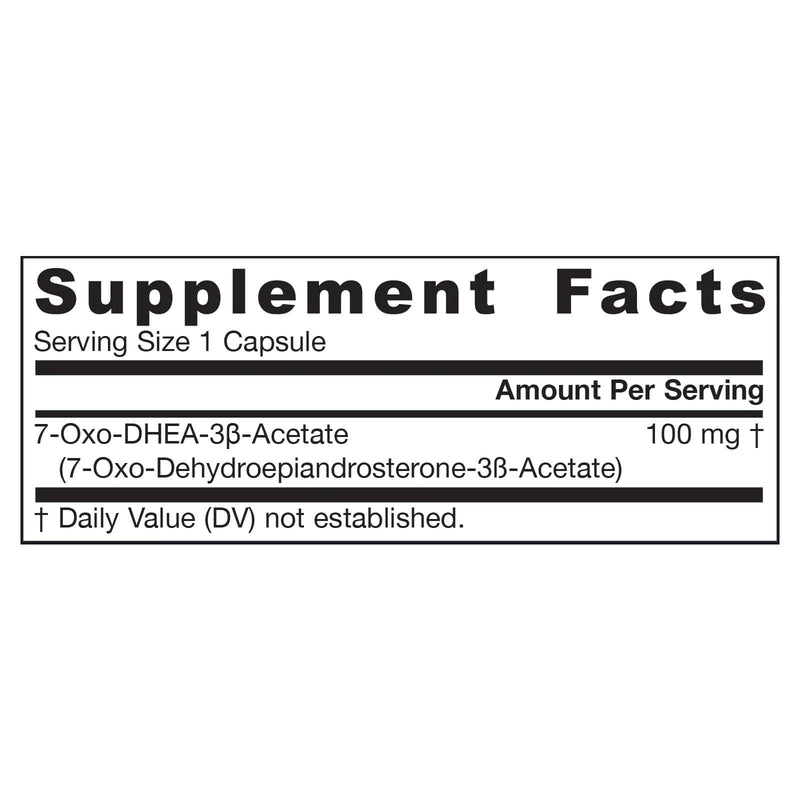 Jarrow Formulas 7-Keto DHEA 100 mg 30 Veggie Caps - DailyVita