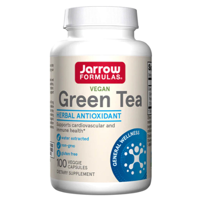 Jarrow Formulas Green Tea 500 mg 100 Veggie Caps - DailyVita