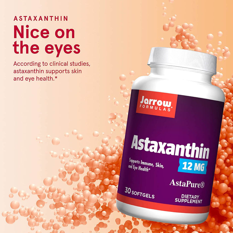 Jarrow Formulas Astaxanthin 12 mg 30 Softgels - DailyVita