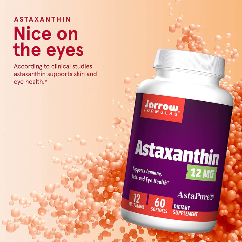Jarrow Formulas Astaxanthin 12 mg 60 Softgels - DailyVita