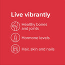 Vibrant Health Super Natural Boron, 60 vegetable capsules - DailyVita