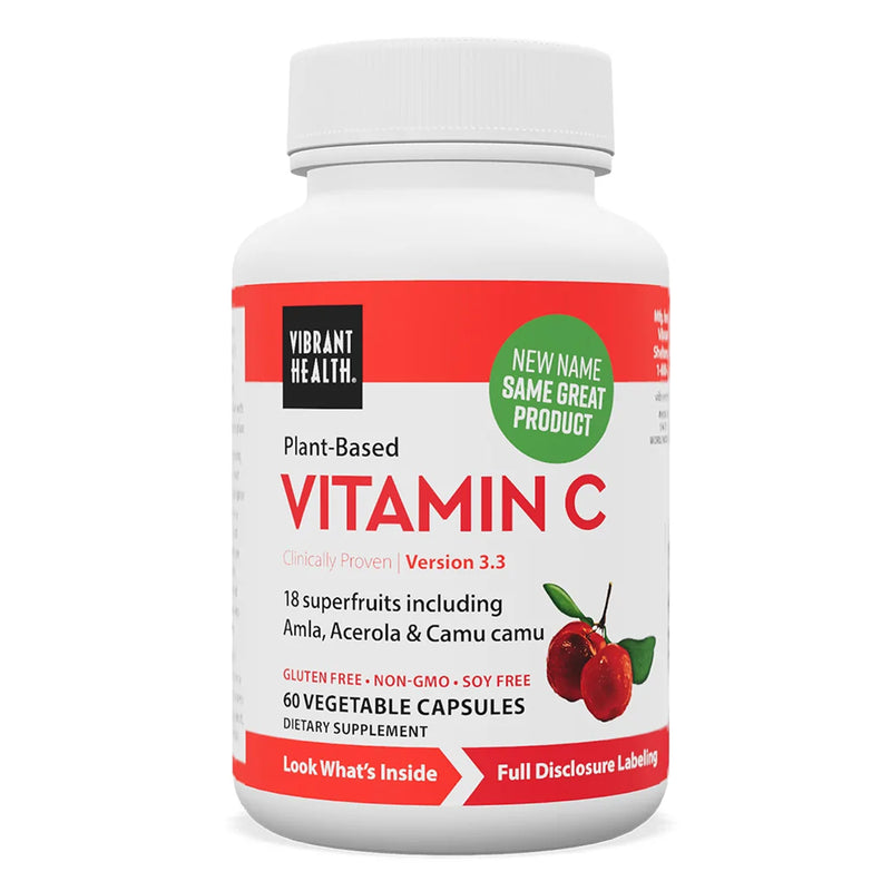 Vibrant Health Super Natural C, 60 vegetable capsules - DailyVita