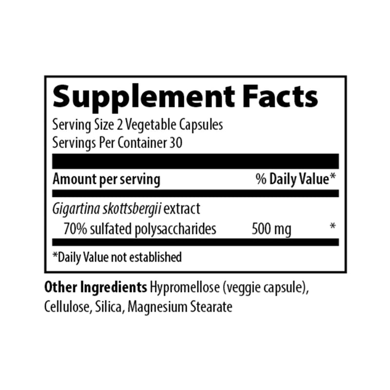 Vibrant Health Gigartina RMA, 250 mg, 60 vegetable capsules - DailyVita