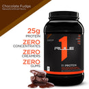 RULE ONE Protein Chocolate Fudge 2.01 lb 29 Servings - DailyVita