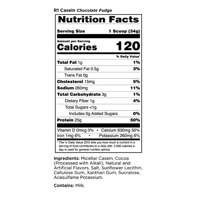 RULE ONE Casein Chocolate Fudge 3.97 lb 53 Servings - DailyVita