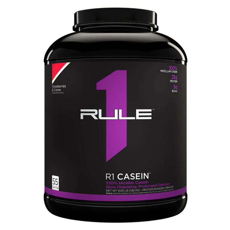 RULE ONE Casein Strawberries & Creme 4 lb 55 Servings - DailyVita