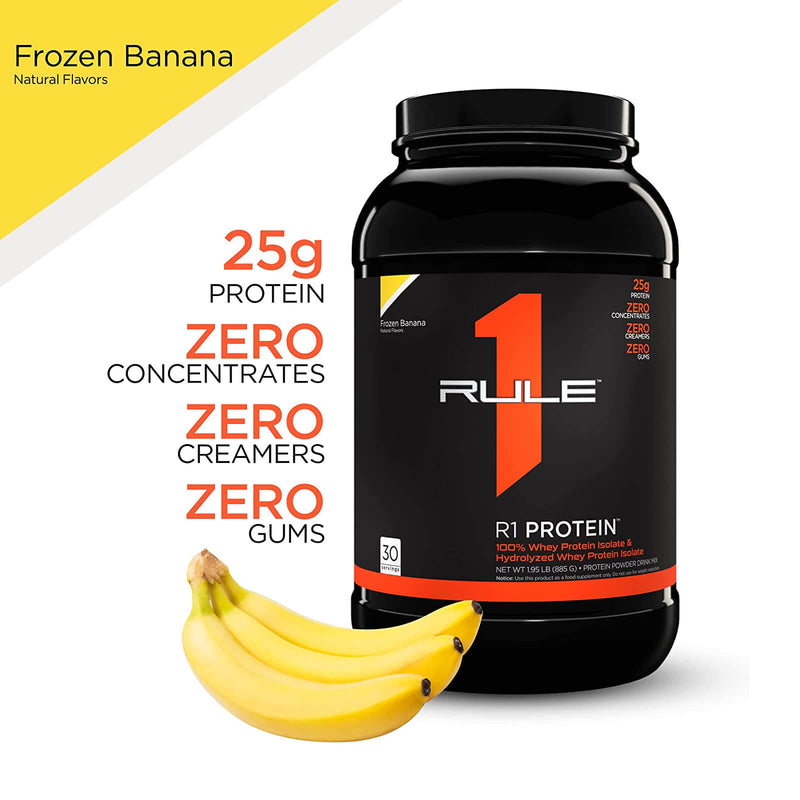 RULE ONE Protein Frozen Banana 1.95 lb 30 Servings - DailyVita