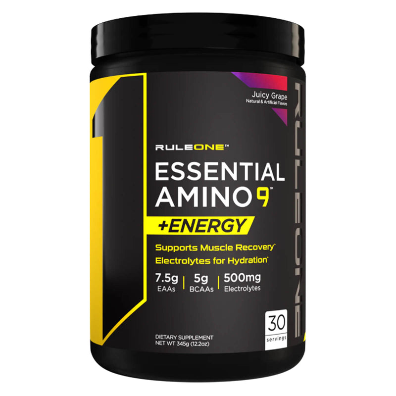 RULE ONE Essential Amino 9 + Energy Juicy Grape 345 Grams 30 Servings - DailyVita