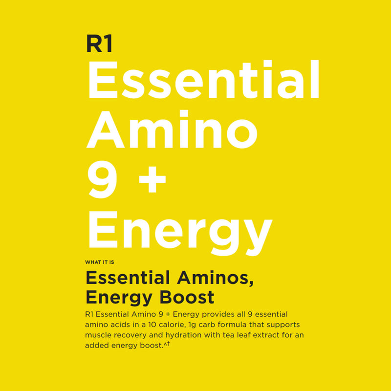 RULE ONE Essential Amino 9 + Energy Peach Mango 345 Grams 30 Servings - DailyVita