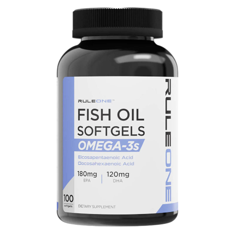 RULE ONE Fish Oil Omega 3s 100 Softgels - DailyVita