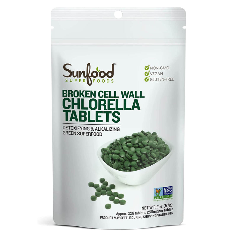 Sunfood Chlorella Tablets 2 oz - DailyVita