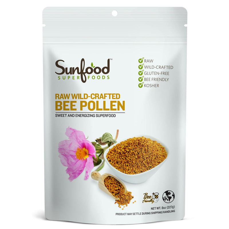 Sunfood Bee Pollen 8 oz - DailyVita