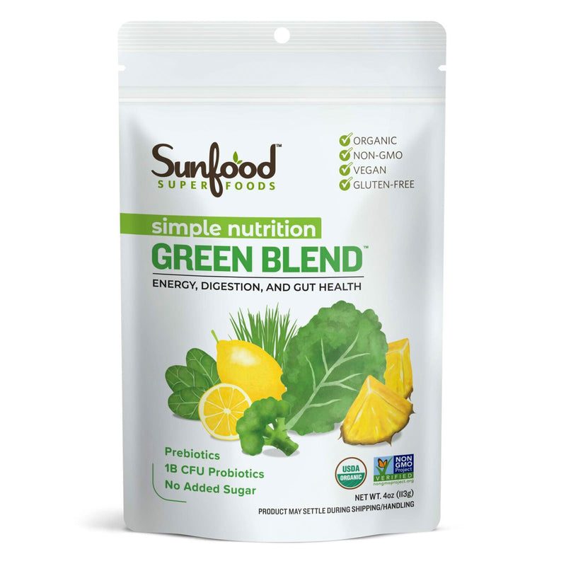 Sunfood Simple Nutrition Green Blend NEW! 4 oz - DailyVita