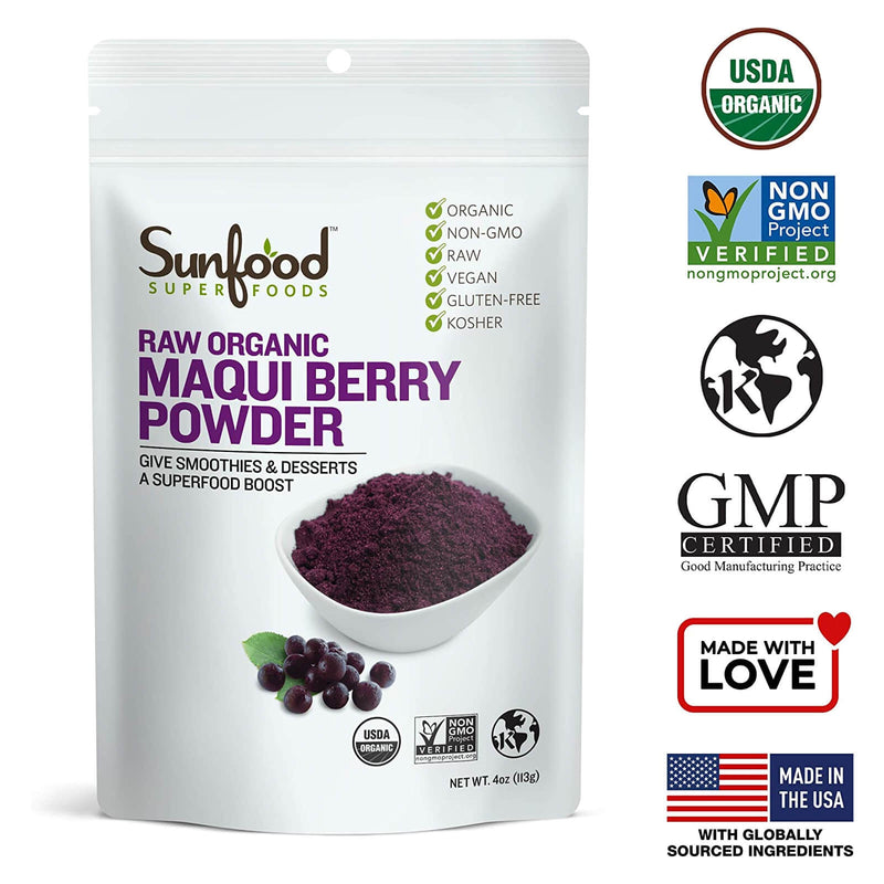 Sunfood Maqui Berry Powder 4 oz - DailyVita
