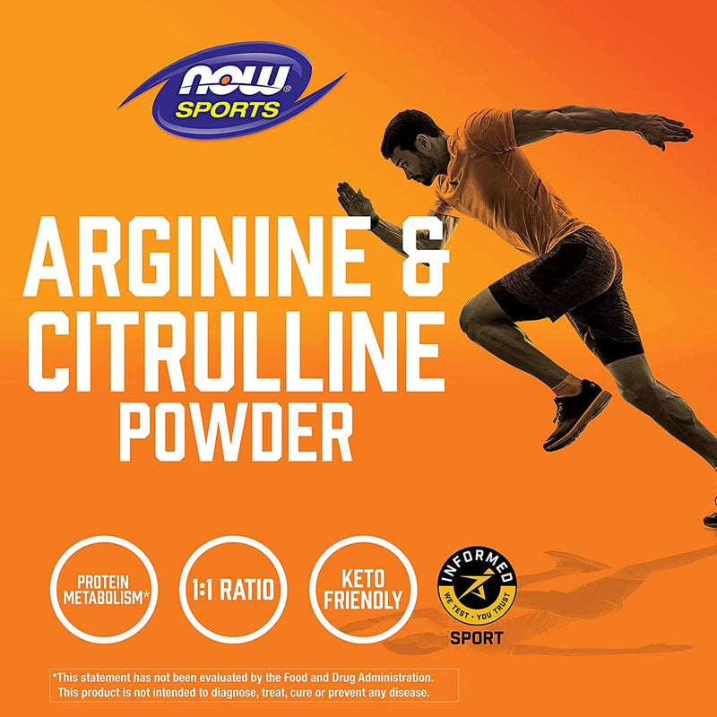 NOW Foods Arginine & Citrulline Powder 12 oz - DailyVita