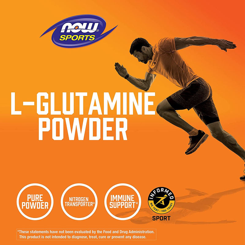 NOW Foods L-Glutamine Powder 1 kg (35.3 oz) - DailyVita