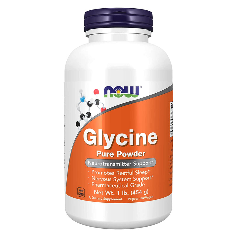 NOW Foods Glycine Pure Powder 1 lb - DailyVita