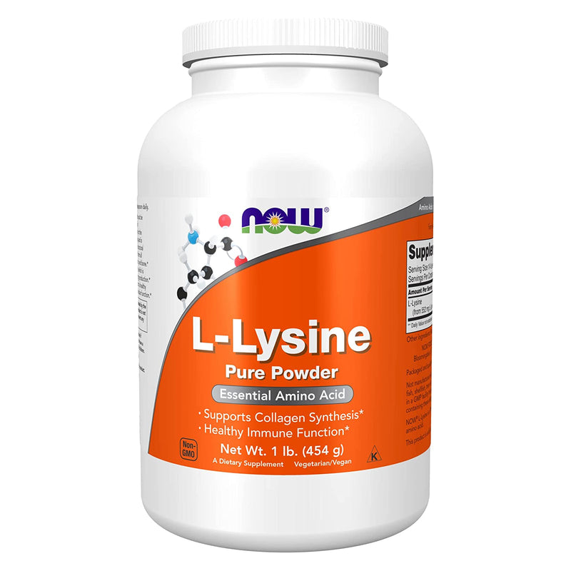 NOW Foods L-Lysine Powder 1 lb - DailyVita