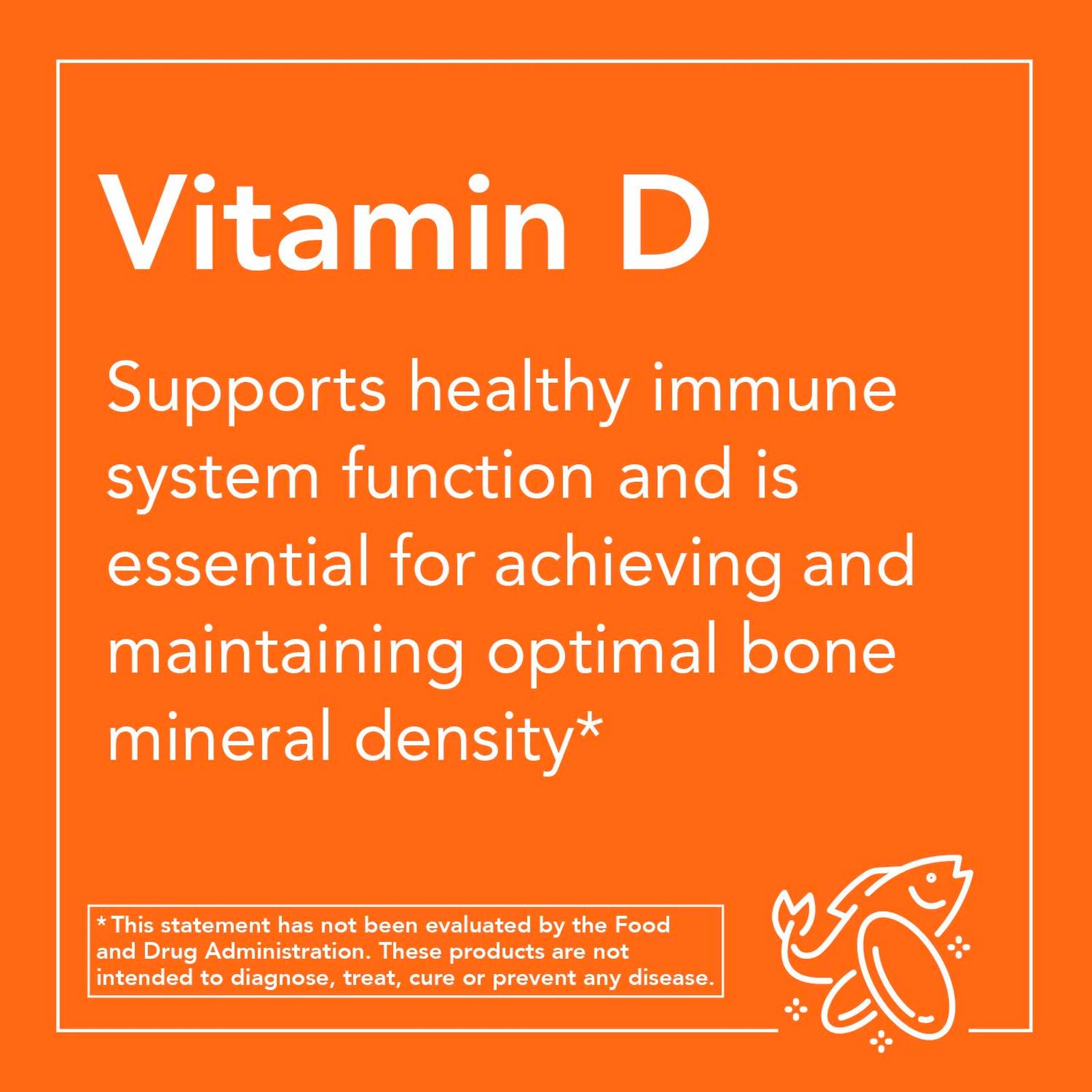 NOW Foods Vitamin D-3 50,000 IU 50 Softgels - DailyVita