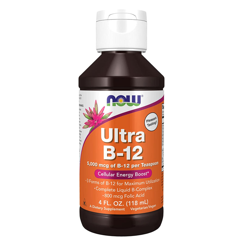 NOW Foods Ultra B-12 Liquid 4 oz - DailyVita