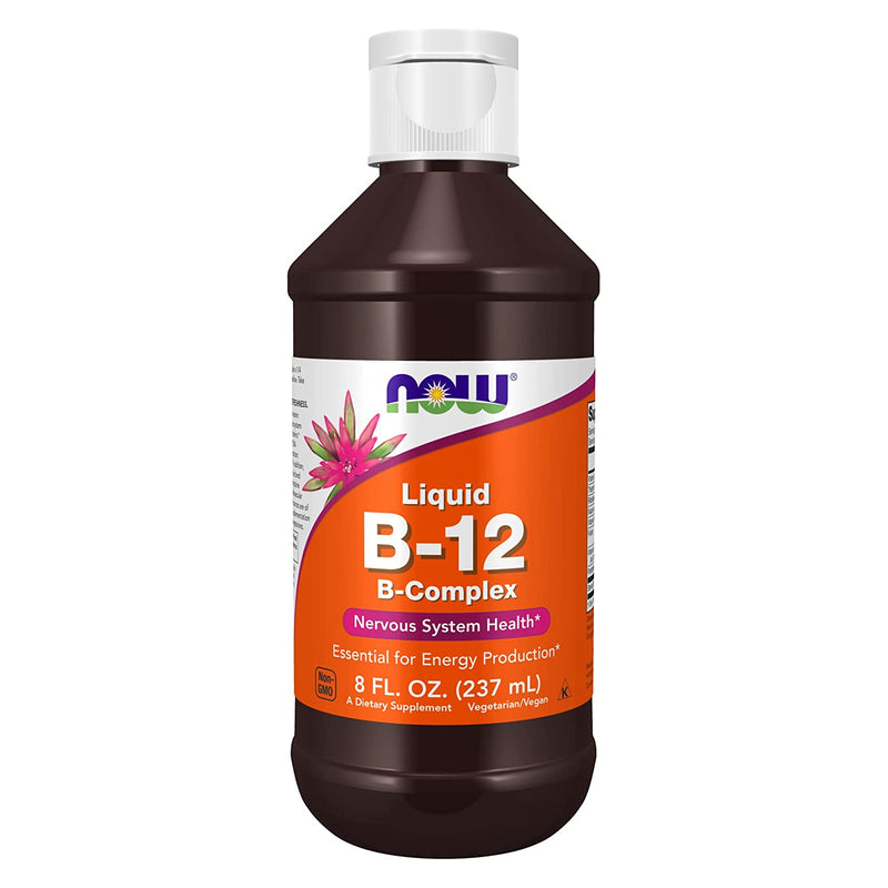 NOW Foods Vitamin B-12 Complex Liquid 8 oz - DailyVita