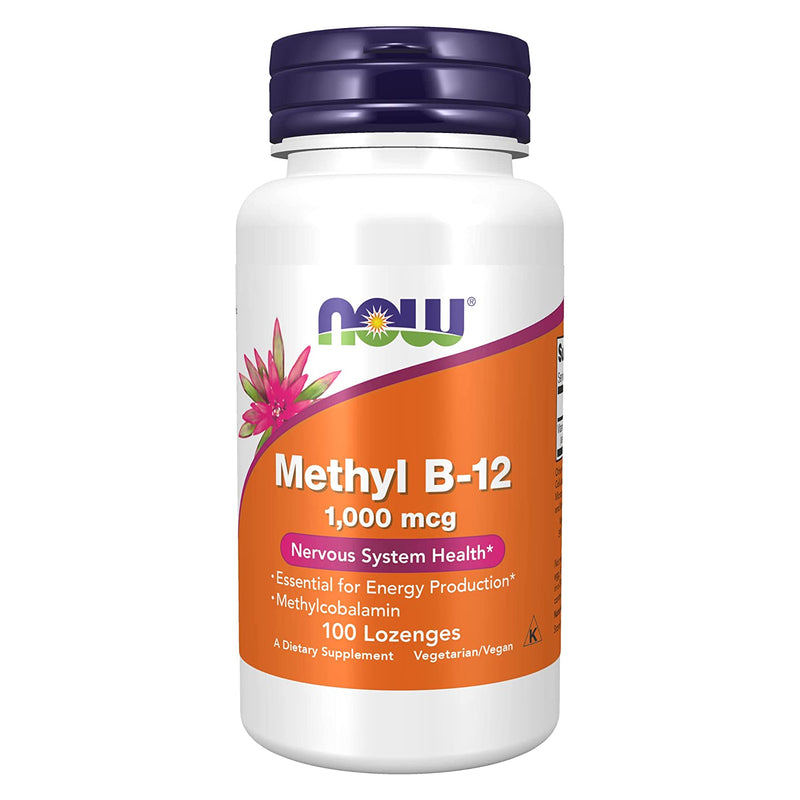 NOW Foods Methyl B-12 1,000 mcg 100 Lozenges - DailyVita