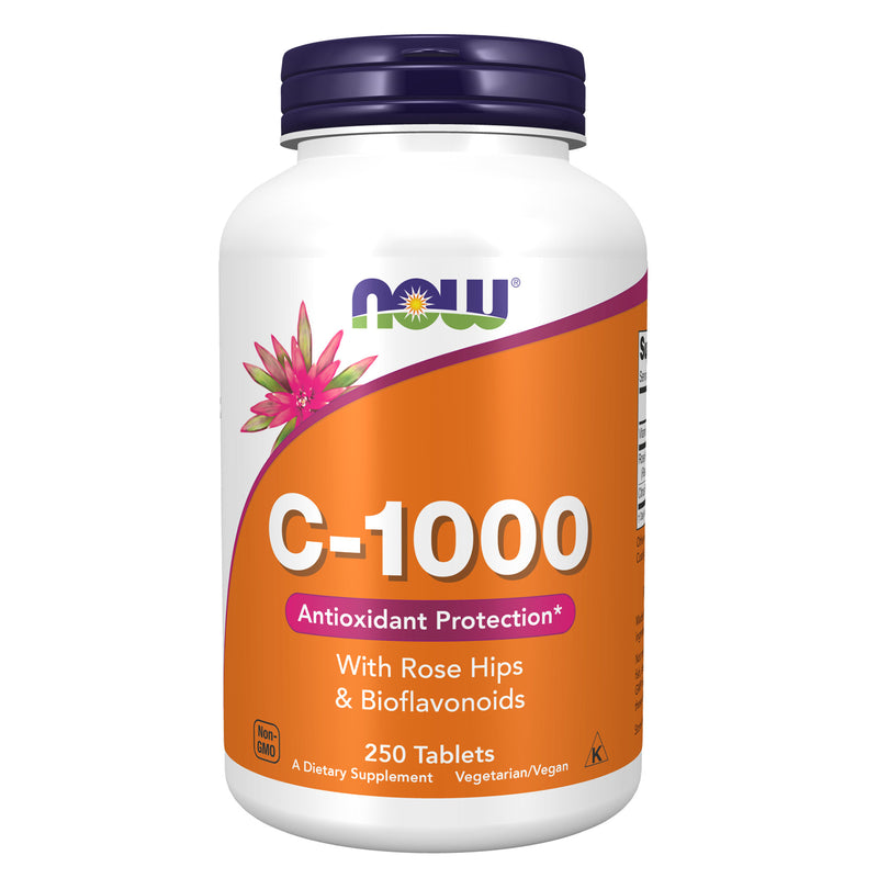 NOW Foods Vitamin C-1000 250 Tablets - DailyVita