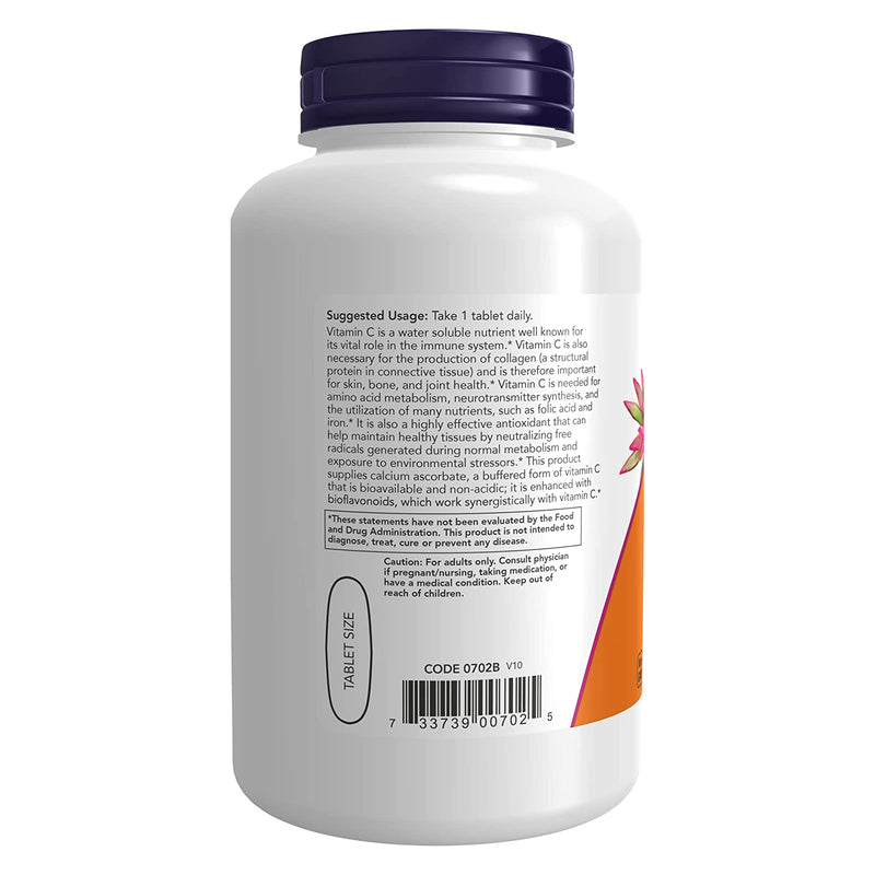 NOW Foods Vitamin C-1000 Complex 180 Tablets - DailyVita
