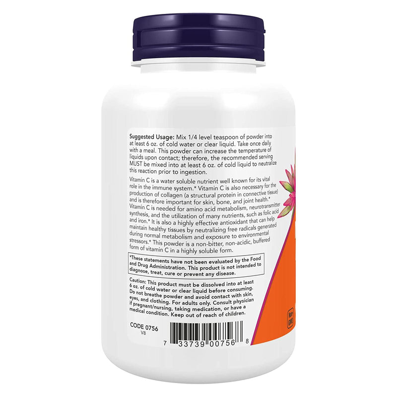 NOW Foods Magnesium Ascorbate Powder 8 oz - DailyVita