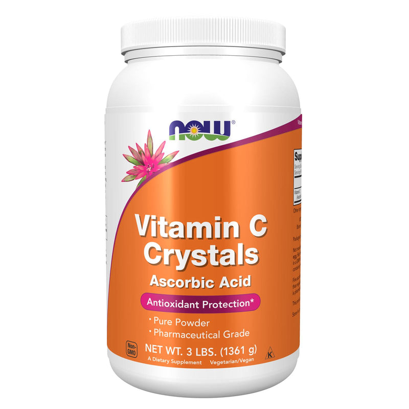 NOW Foods Vitamin C Crystals 3 lb Powder - DailyVita