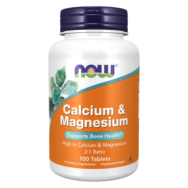 NOW Foods Calcium & Magnesium 100 Tablets - DailyVita